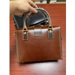 Heavy wax thickened vegetable tanned leather, unisex style